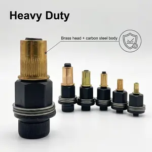 This 7-piece M3-M12 bagged Heavy Duty manual rivet nut tool set with rivet heads is a simple fastener tool for installing rivet nuts on metal surfaces. It fits square tubes, iron plates, iron sheets and color steel tiles perfectly.