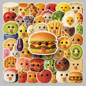 50 Abstract and Quirky Food, Vegetable, and Fruit Doodle Stickers, Car Decals, Suitable for Scrapbooks, Diaries, Laptops, Water Bottles, Cars, and Other Items. These Faith-based Designs Make for Positive and Meaningful Gifts.