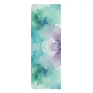 Watercolor Rubber Yoga Mat