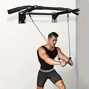 Foldable and detachable pull rod trainer, pull up training