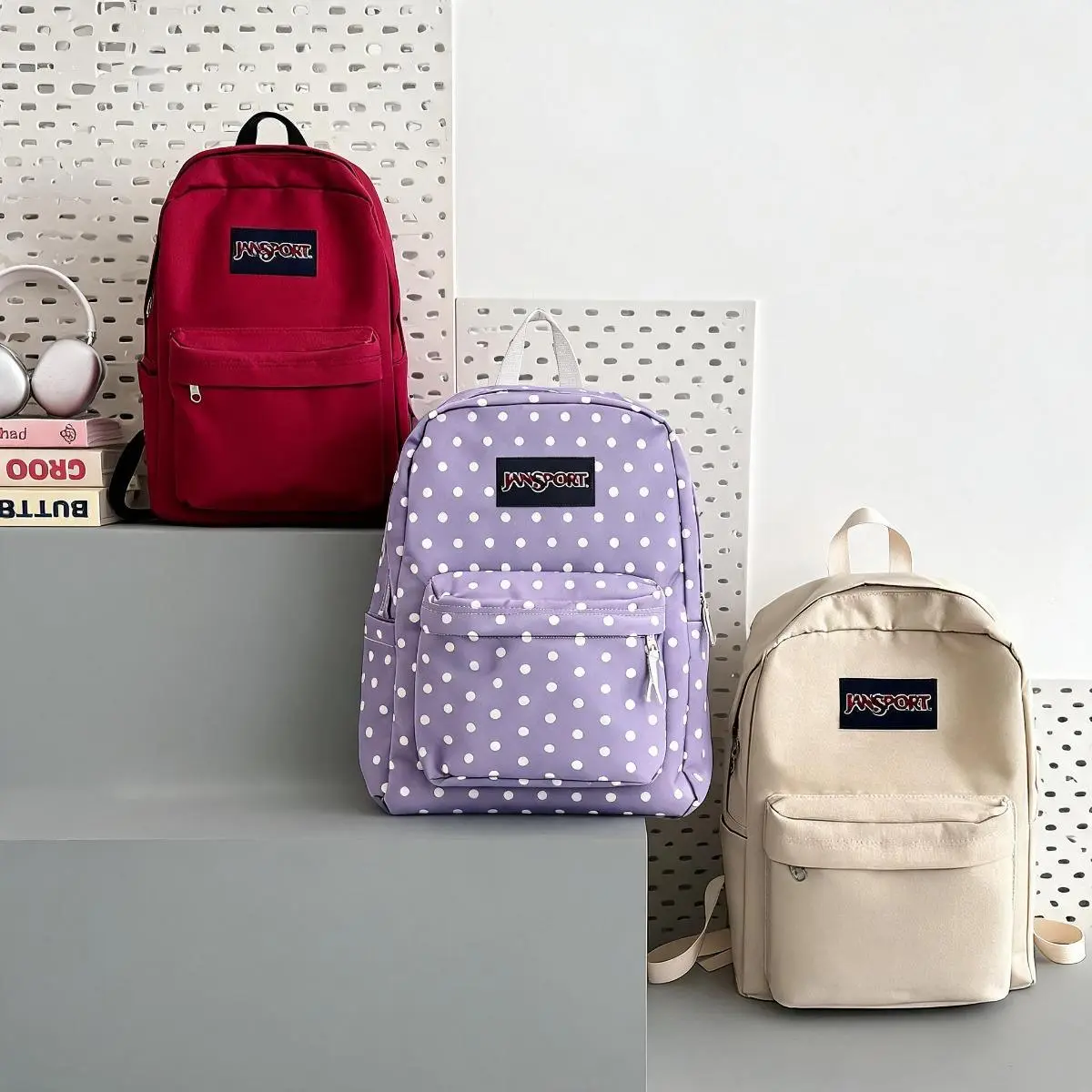 JanSport SuperBreak Plus Backpack with Padded 15-inch Laptop Sleeve and Integrated Bottle Pocket - Spacious and Durable Daypack for Work and Travel - Burgundy