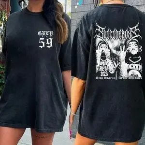 Premium $UlClDEBOYS 2 Sided Grey59 Shirt, Rap Music Tee, G59 Merch Tour, Boyband Shirt, $UlClDEBOYS Merch Gift for Rap Fan - Unisex Rapper Clothing YE9 CQY