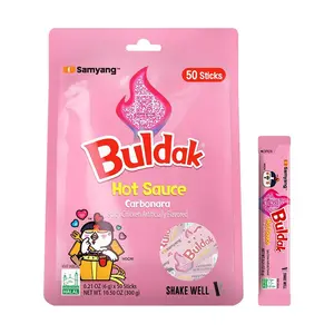 SAMYANG Buldak Hot Chicken Sauce Creamy Bacon Cheese Flavor 300g - Korean Spicy Sauce