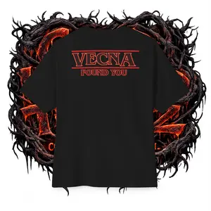 Cold Hearted Threadz vcna3 6.8oz 100% Cotton Premium Custom Halftoned DTF T-shirt