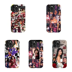 Selena Quintanilla Fan Art Phone Case Set (5 Designs), Custom Fit for iPhone 17, 16, 15, 14, 13, 12, 11 Pro Max Plus, shock-absorbing Tejano Core Quintanilla Vibe Rugged Hard Shell Cover