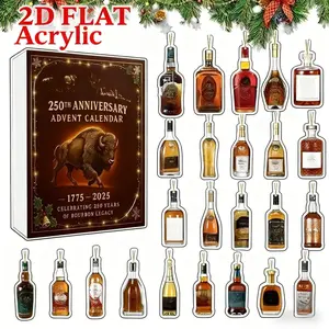 Beer Advent Calendar Featuring Spirits, Beer & Whisky Bottles, Perfect Gift for Christmas Celebrations, Festive Drink Variety Pack