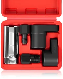 5X Oxygen Deep Sensor Socket Thread Chasers Tool Set Car Garage Repair Chaser