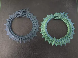 3d printed bone dragon wall decoration