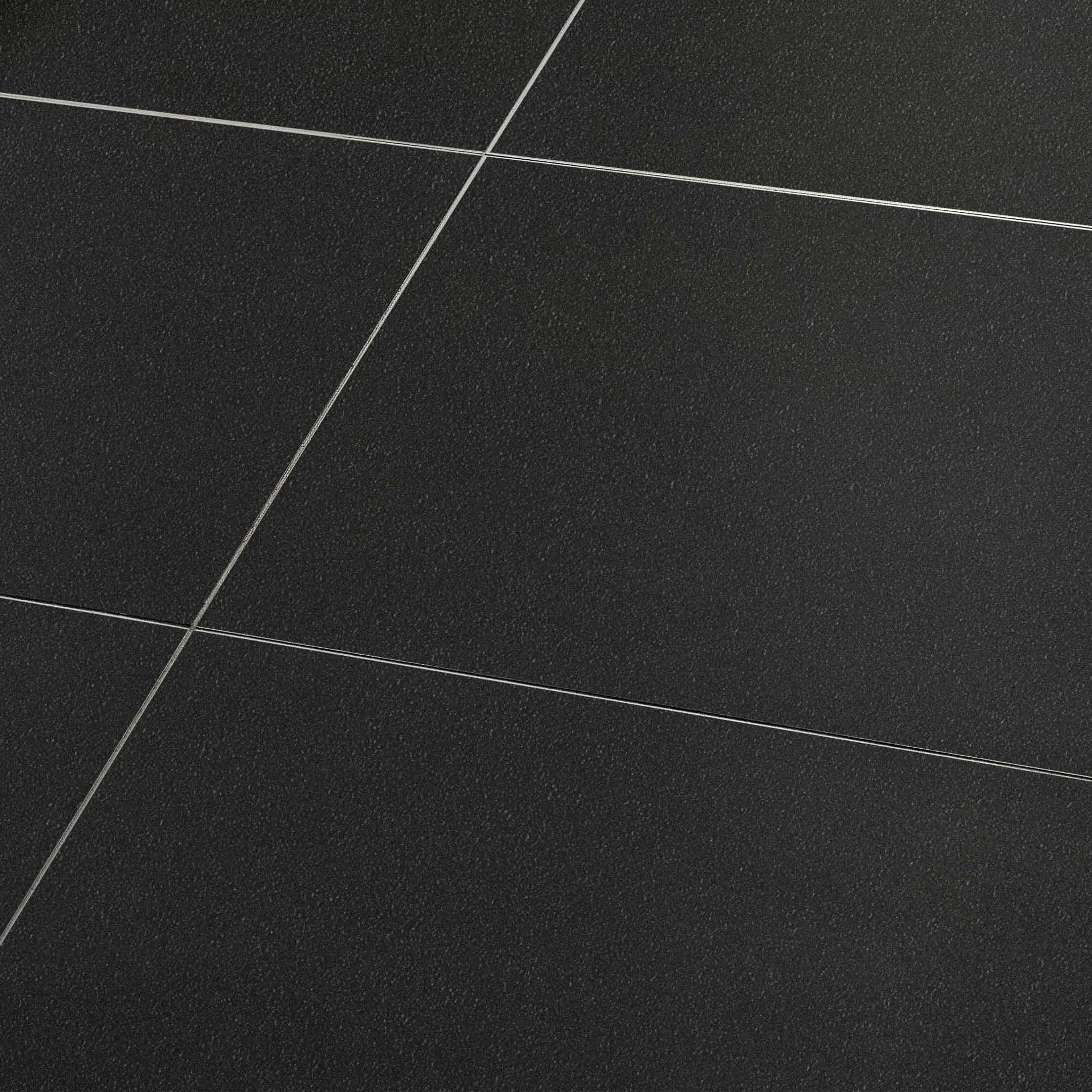 Nano Absolute Black 24" x 24" Porcelain Floor Tile