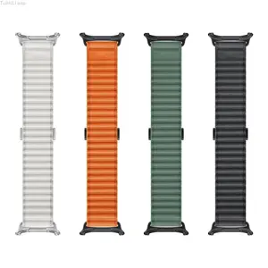 Nylon Watch Band for Samsung Galaxy Watch Ultra 47mm, Breathable Lightweight Strap for Men and Women, Durable Comfortable Smartwatch Replacement Band for Everyday Wear