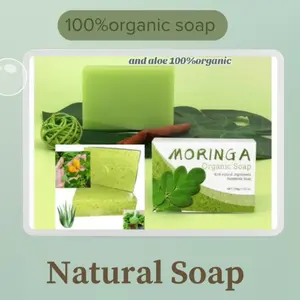 12pcs Soap Natural Cerasee Asosi Aloe Vera & Moringa No Labels  includes Eco-Friendly Skin Care Gentle Cleansing