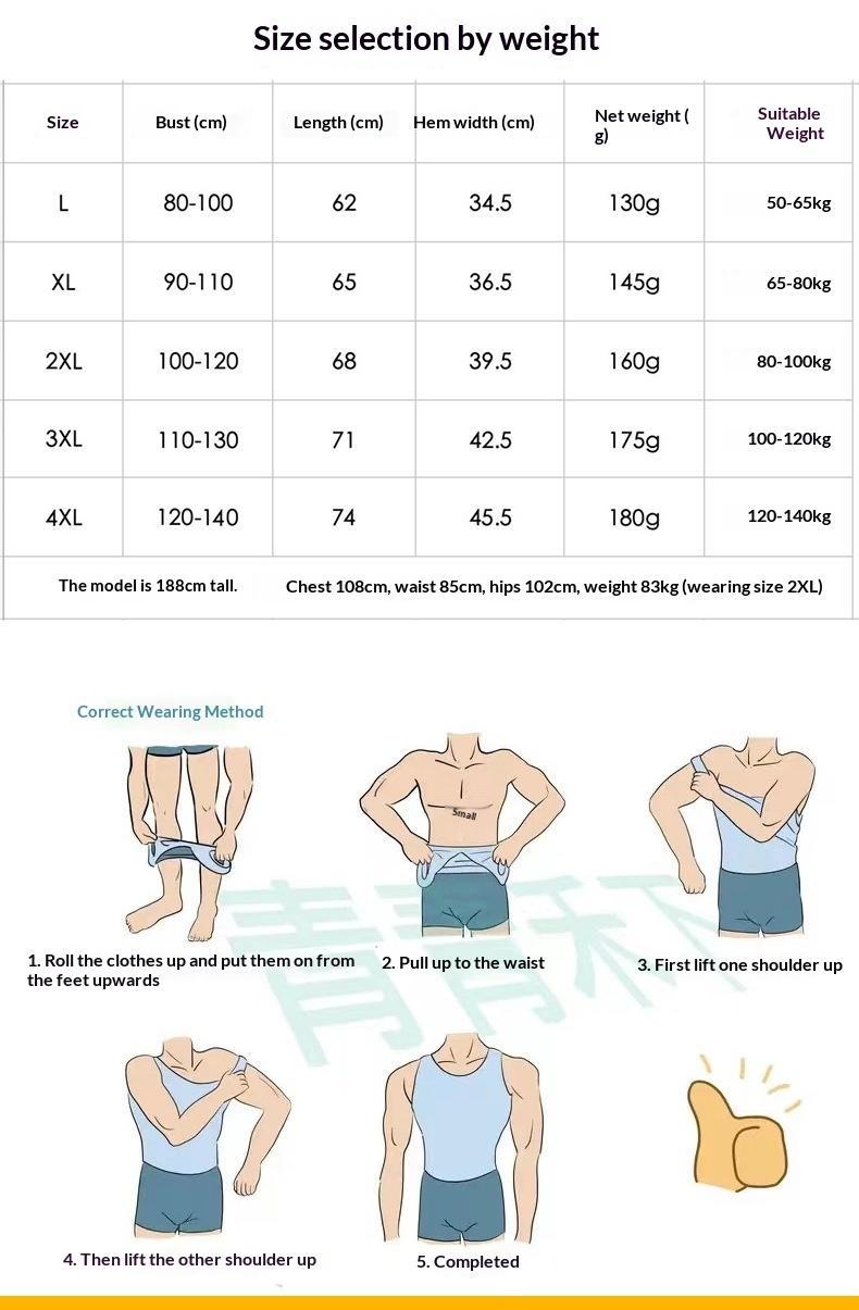 Men Compression Tank Top | Tummy Control, Gynecomastia Shaper, Posture Correction Seamless Undershirt for Gym, Business & Dating Menswear