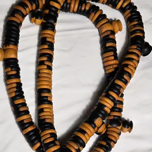 Authentic Ebony Bayefall Bead Talisman  – Premium 100-Bead Tasbih for Dhikr, Meditation & Spiritual Practices | Spiritual Wooded Beads 100 Count