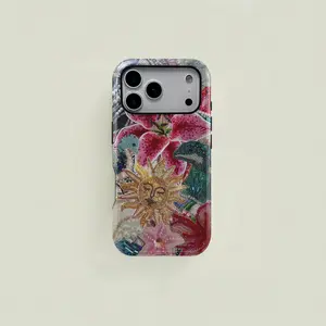 Colorful watercolor-style fresh fruit collage protective case, sturdy and durable 2-in-1 case, compatible with iPhone 17/16/15/14/13/12/11 Pro Max/Plus/Pro, Samsung Galaxy S25/S24/S23 Ultra series, simple and stylish phone case.