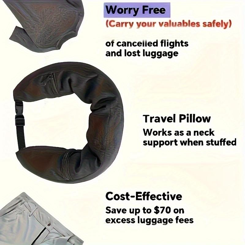 Travel Neck Pillow, Portable Travel Essentials, Lightweight Versatile Luggage Carry On Travel Accessories