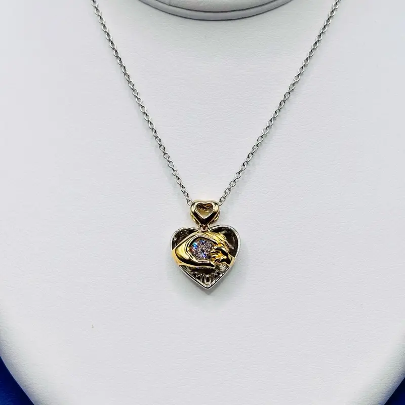 Twinkles Mother & Child Pendant With Chain
