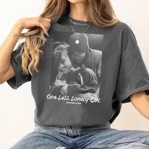 Comfort Colors Bieber Eilish Tee, One Less Lonely Girl Coachella 2026 Tee, Belieber Fan Vintage Graphic.