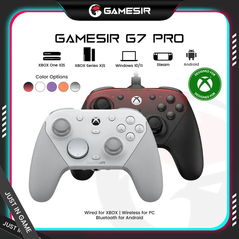 GameSir G7 Pro Flagship Controller – Wired for XBOX, Wireless for PC & Mobile