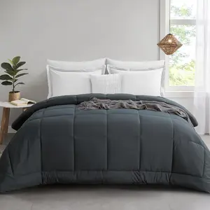 Solid Color Comforter, 1 Count Soft Comfortable Bedding, Bedding Supplies for Home Bedroom Hotel Dormitory, Bedroom Accessories