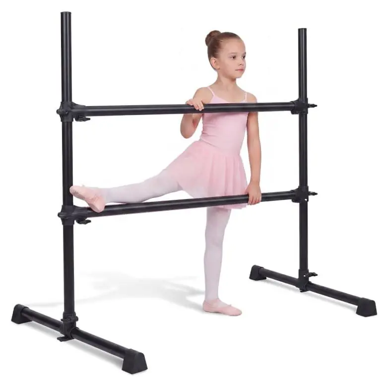 4FT Freestanding Ballet Barre, Adjustable Height for Kids