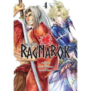 Record of Ragnarok Vol. 4 English Manga Book - Sasaki Kojiro & Poseidon Themed, Gods vs Heroes, Humanity’s Greatest Heroes Battle the Gods, 200 Pages, 5.75x0.6x8.25 In
