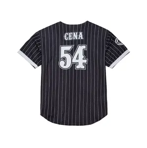 WWE John Cena Baseball Jersey, Outdoor Sportswear, Gifts for WWE and John Cena Lovers and Fans