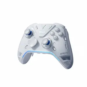 Flydigi Apex 5 Elite Gaming Adjustable Tension Joystick, OLED Display, Hall Effect Triggers, Multi-Platform Game Controller for PC/Android/iOS with Back Button RGB Lighting Modes, Dual Vibration Wireless Mobile Game Controller with Hall Effect