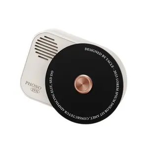 Car record player air freshener, car air vent perfume, long-lasting light fragrance, car decoration, air freshener