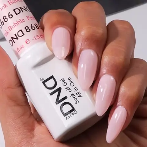 DND 8686 Pink Bubble Gel and Lacquer Duo nail care nail art nails