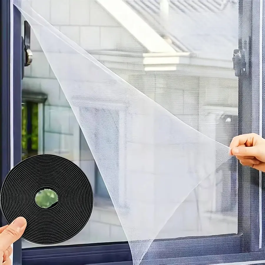 6-Piece Magnetic Household Window Screen Set – Detachable, DIY-Cuttable, and Mosquito-Proof; Includes Self-Adhesive Strip; Easy to Install; Household Insect Screen