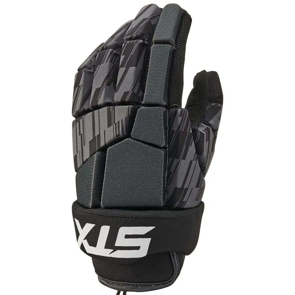 Stallion 75 Lacrosse Gloves for Adult Players - 1 Pair, Lightweight Polyester with Ventilated Palms and Flexible Thumb, Adults, Airy Fit, Breathable, Flexible Grip, Open Gussets, Three-Piece