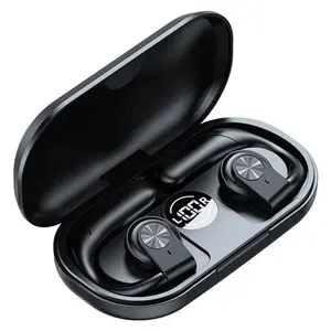 Earphones with Clear Voice Experience, Powerful Bass, Stereo Surround Sound, Lightweight Design, ENC & ANC, Bluetooth 5.0, IPX4/IPX5 Waterproof, Fast Charge, Multi-device Switching, Touch Control, Auto Pair/Auto Pause, Ideal for Sports & Daily Use