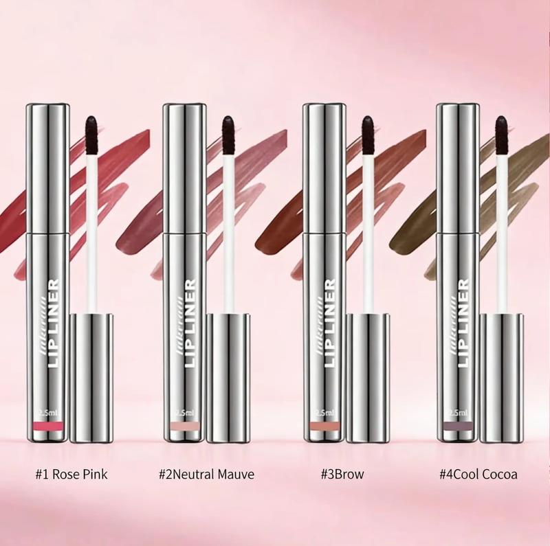 Shop Clearance Valentine's Day Gifts 4Pcs Peel Off Lip Liner Stain Set Waterproof Nude Matte Lip Tint Non Fading 24H Color Hold for All Skin Types Eyeliner