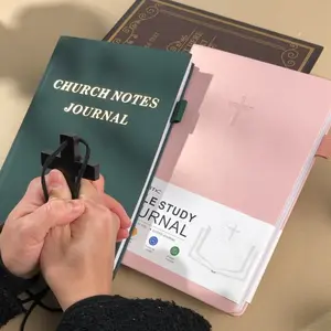 Bible Study Journal & Church Notes Journal & Sermon Notes Notebook （2 in 1)