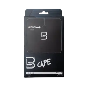 Level3 Cutting Cape - Black Barber Equipment Salon Equipment