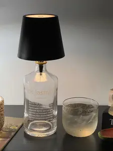 Wireless Bottle Lamp,2025 New 3 Color Rechargeable Wine Bottle Lights for Bars Restaurants，usb