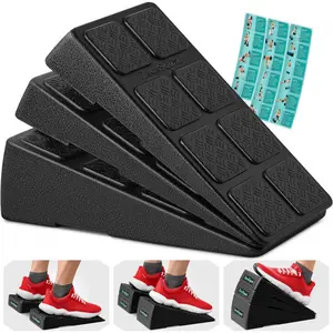 Squat Wedge - Squat Wedge Block 960 LBS Capacity - Slant Board for Calf Stretching with 5 Adjustable Angles - Calf Stretcher Slant Board - Yoga Blocks - EPP Material for Ankle Mobility & Physical Therapy