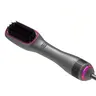 3 in 1 Professional Salon Hair Dryer Brush - 1200W Powerful Ceramic Tourmaline ABS, 3 Heat/2 Speed Settings, Blowdryers Brush for Hair for Bouncy Curls, DIY Blowout, Curl Routine (Gray)