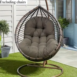 Hanging Basket Seat Cushion Hammock Single Sofa Pad for Indoor/Outdoor Swing Chair, Suitable for Patio, Balcony, Garden, Office and Home Use - Durable Polyester (Chair Not Included), Classic Hammock Design with High-Quality Filling, Swing S