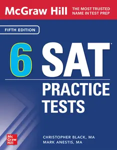 USED-McGraw Hill 6 SAT Practice Tests, Fifth Edition by Black, Christopher (Paperback)