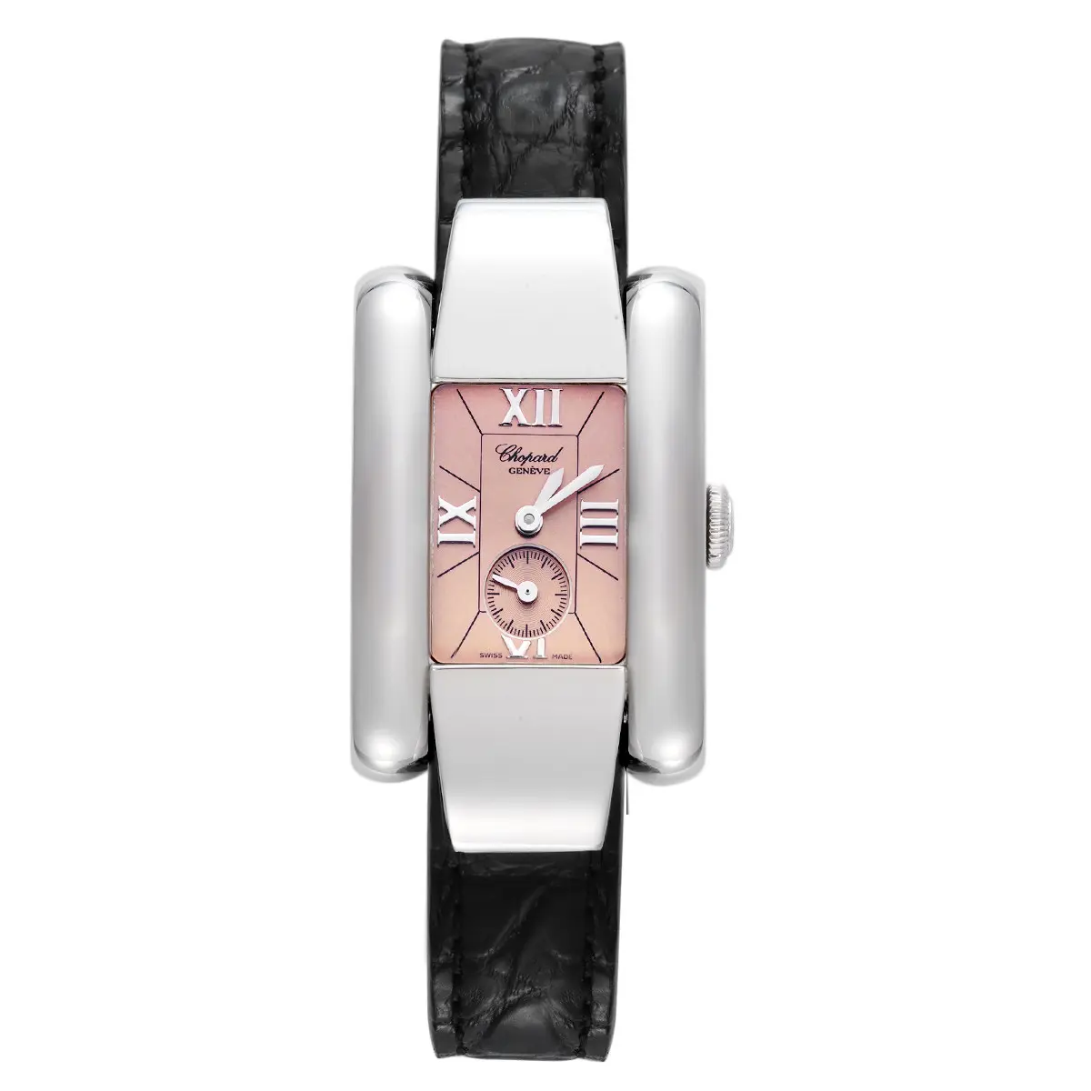 Chopard Ladies Watch 418357 Quartz 24mm Pink Dial in Stainless Steel WHT025397 Joyce
