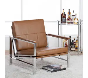 Studio Designs Home Atlas Modern Accent Chair w Pad Armrests