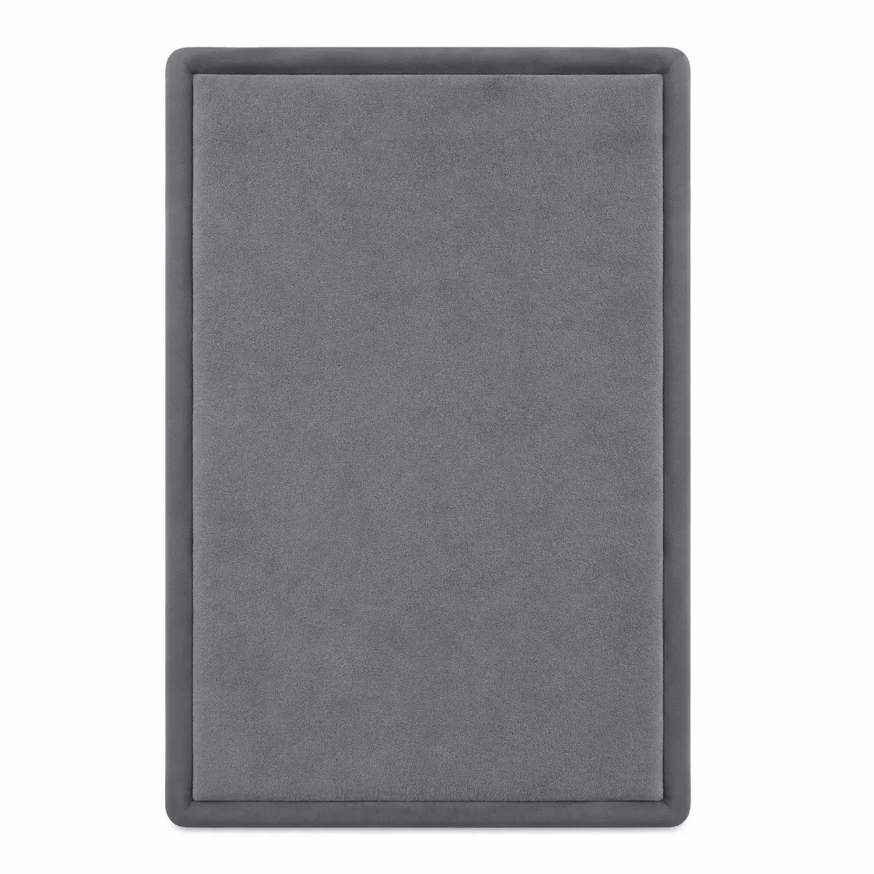 Ultra-Soft Velvet Living Room Carpet 2CM Thick Memory Foam Playpen Mat (Gray)