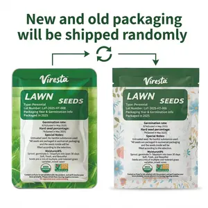 Viresta Grass Seed and Shade Grass, Grows quickly and withstands all seasons, perfect for high-quality turf and golf courses, High Germination Grass Seeds Grown in USA