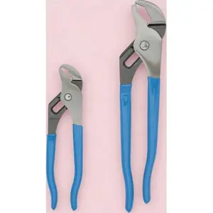 V-Jaw Tongue and Groove Pliers Set, Slip-Joint Adjustable Wrench, Reusable Hand Tool for Gripping and Turning, Professional Grade, Forged Steel Construction, 10-Inch Length