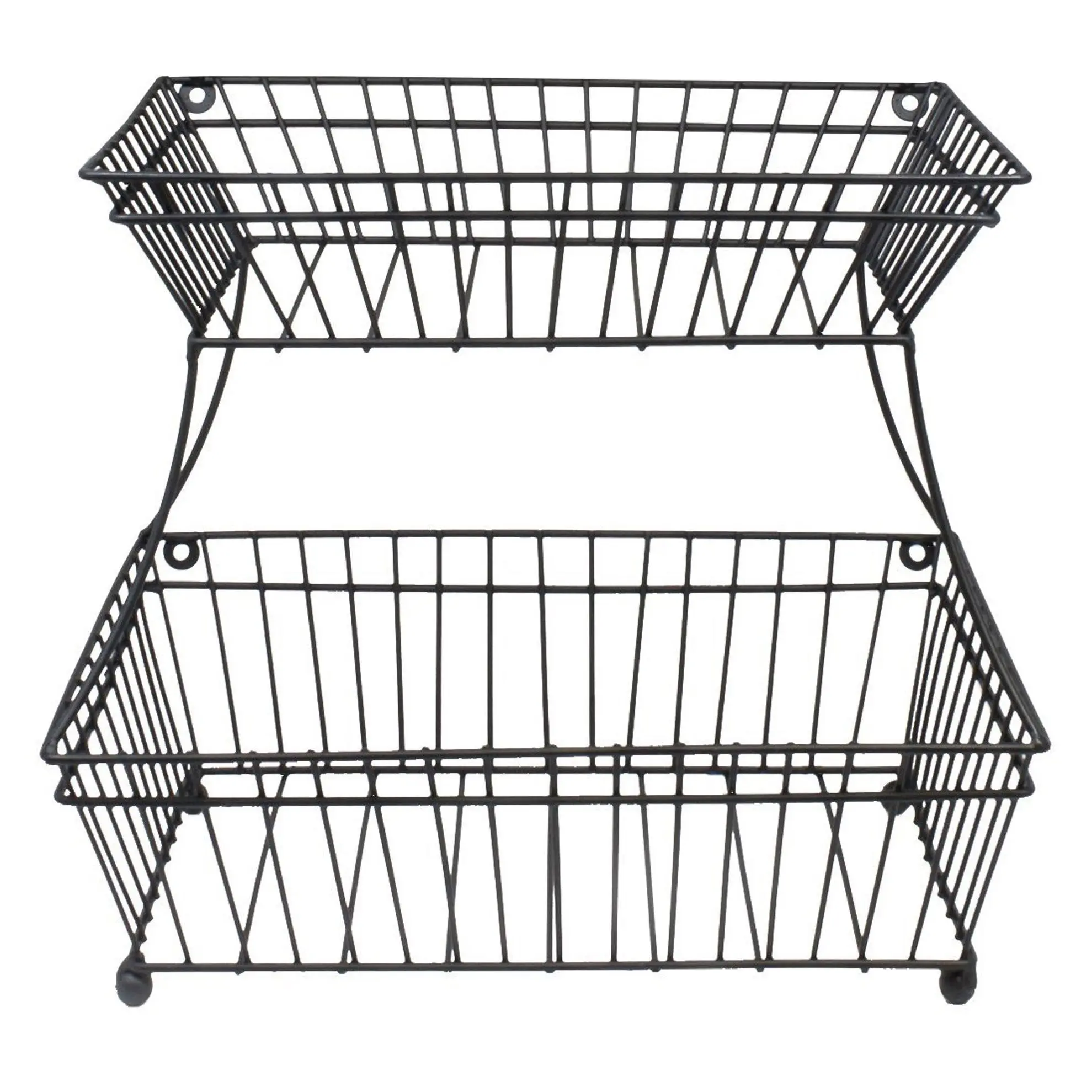 Sorbus 2-Tier Wire Bread Basket