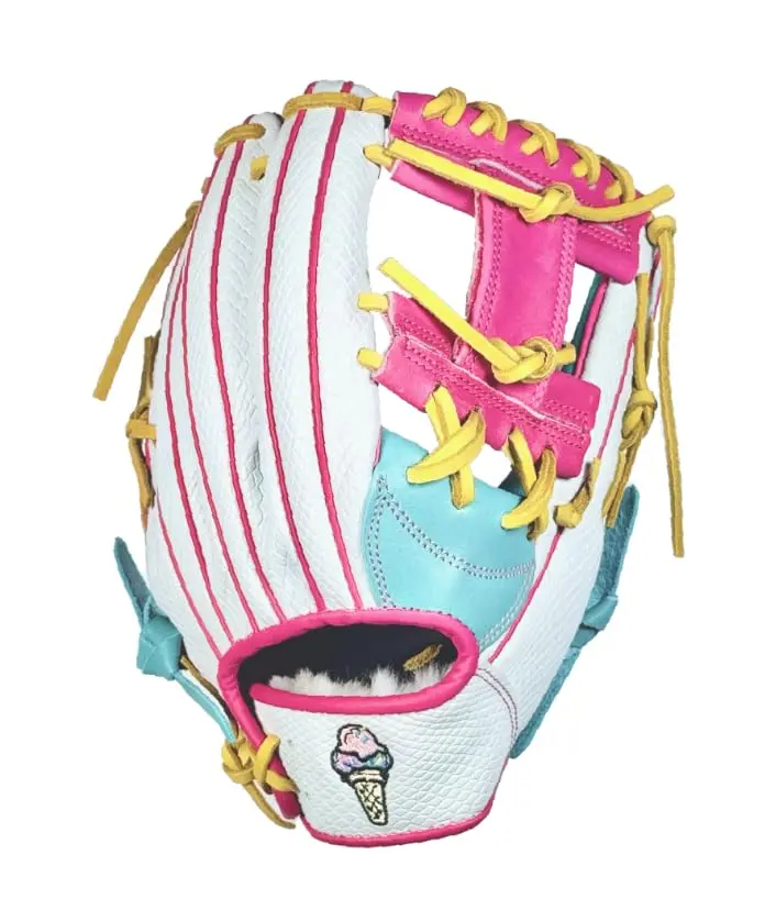 Sportz Drip 12-inch Baseball Glove - Premium Leather, Versatile Design, Bold Aesthetics, Durable Performance, Optimal Flexibility, Excellent Shape Retention, Sports Equipment for Youth & Adults (Infield/Outfield), Infield/Outfield Play