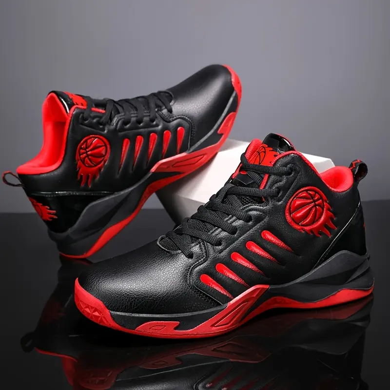 Men's Trendy High Top Basketball Shoes, Comfy Non Slip Lace Up Durable Sneakers for Outdoor Activities Women's Neutral Running Unisex Water Breathable Mesh safety shoe Golf casual quick Quick-Dry Non-Slip Aqua Peloton Cycling Shoes with Cleats