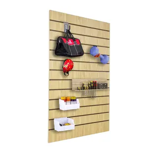 FixtureDisplays® Maple Wood Grain Slatwall Panel Retail Store Display Tool Organizer 24X40" 11709-1-CLASSIC-NF