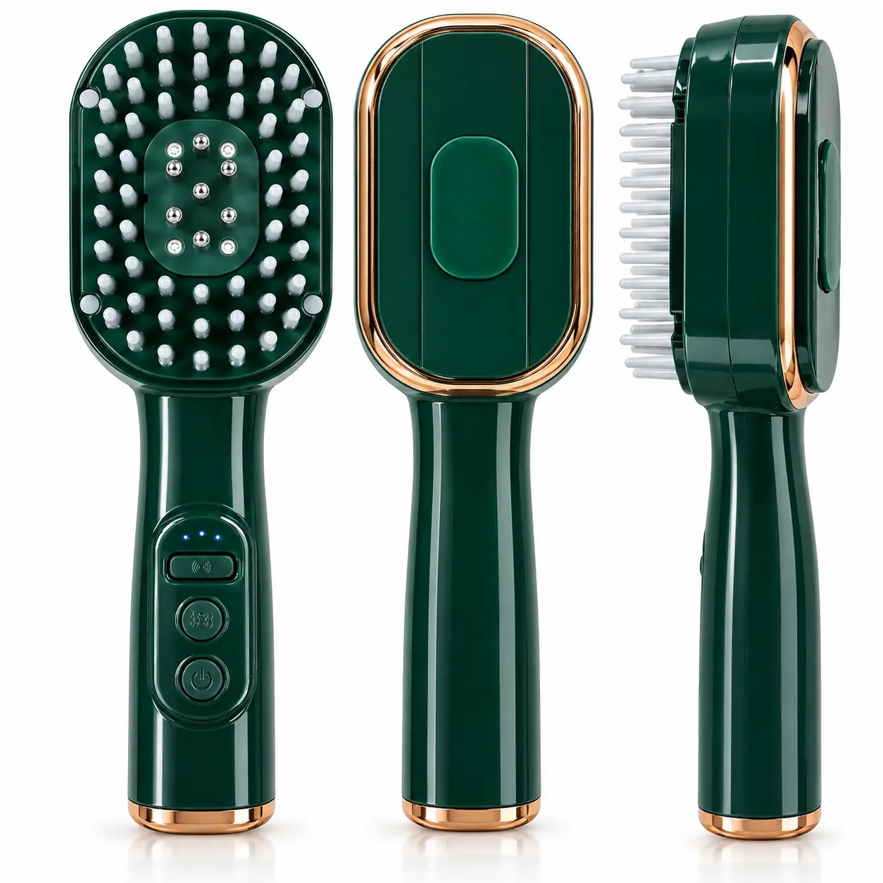Janchun Electric Scalp Massage Comb - Vibration Scalp Care Brush for Hair Growth, Portable 1-Touch Multi-Mode Hair Massager for Home Use, Relaxation & Tightness Relief